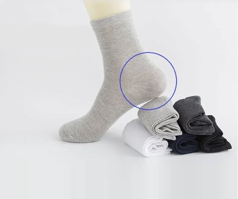 Kit 10 Pares de Meia Masculina Cano Alto Algodão