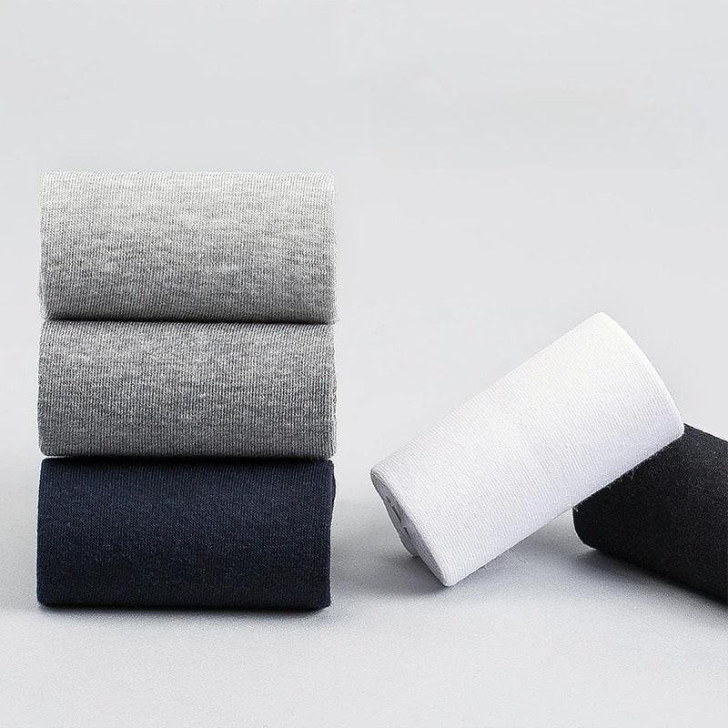 Kit 10 Pares de Meia Masculina Cano Alto Algodão