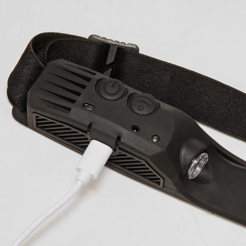 Lanterna de Cabeça LED Recarregável com Sensor