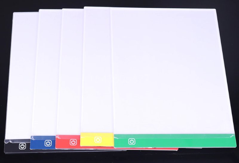 Mesa de Luz LED A4 para Desenho com 3 Níveis