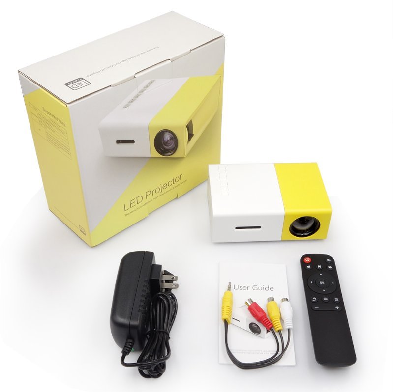 Mini Projetor Portátil Full HD 1080p para Filmes