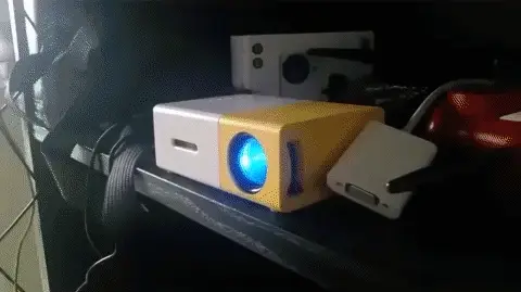 Mini Projetor Portátil Full HD 1080p para Filmes
