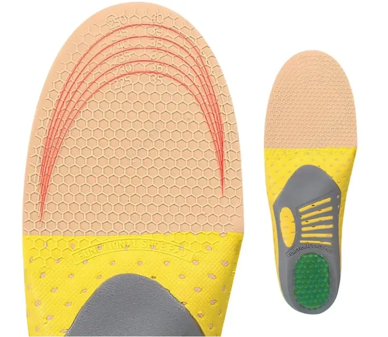 Palmilha de Gel Confortável com Amortecimento para Calçados