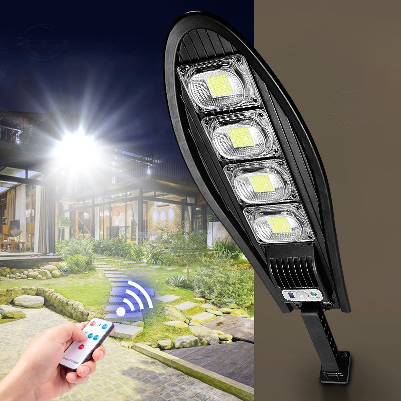 Refletor Solar de LED 500W com Sensor e Controle