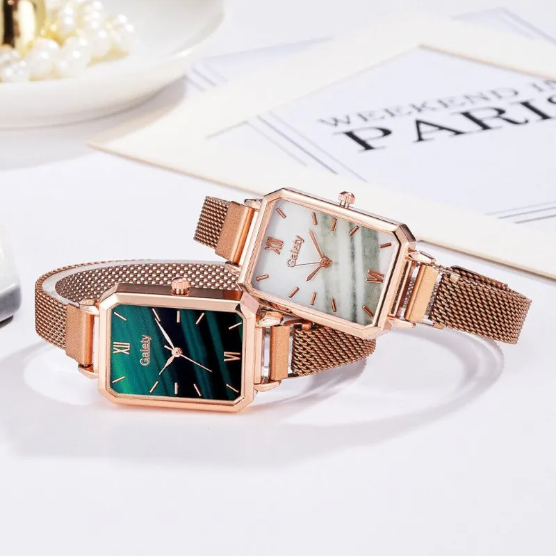 Relógio Feminino Elegante com Pulseira de Quartzo