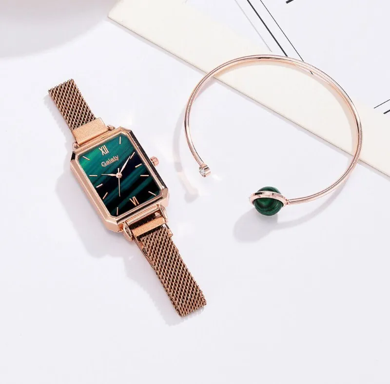 Relógio Feminino Elegante com Pulseira de Quartzo