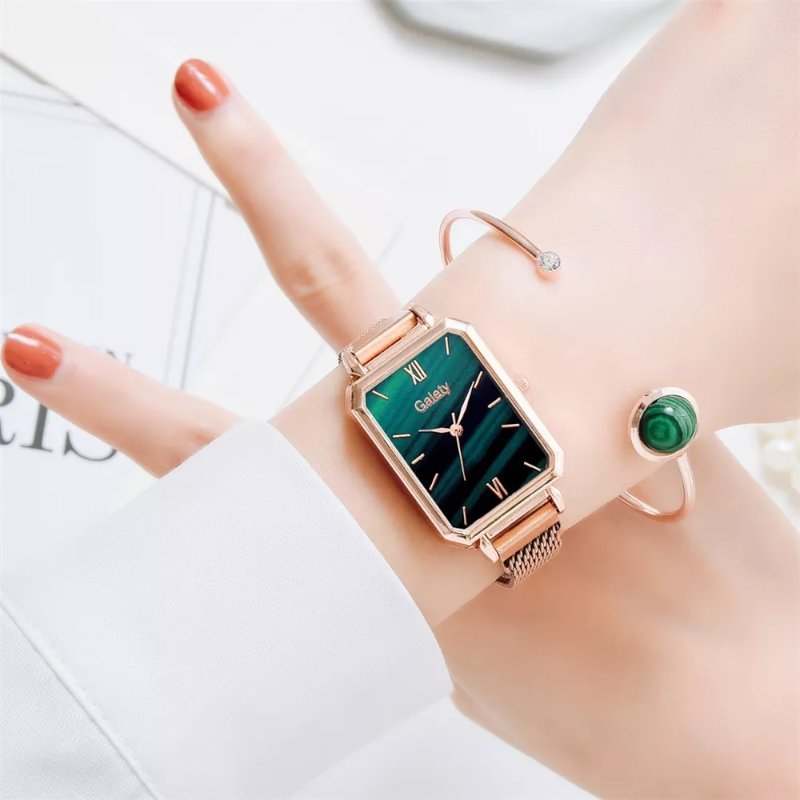 Relógio Feminino Elegante com Pulseira de Quartzo