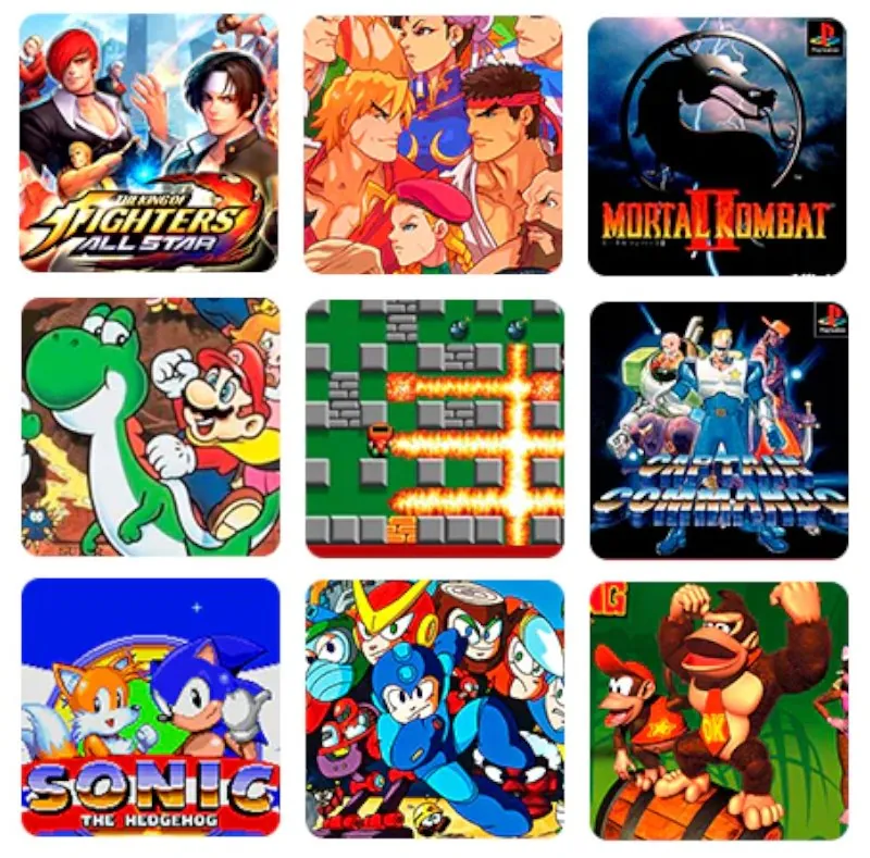 Video Game Stick Retro com 10000 Jogos e 2 Controles