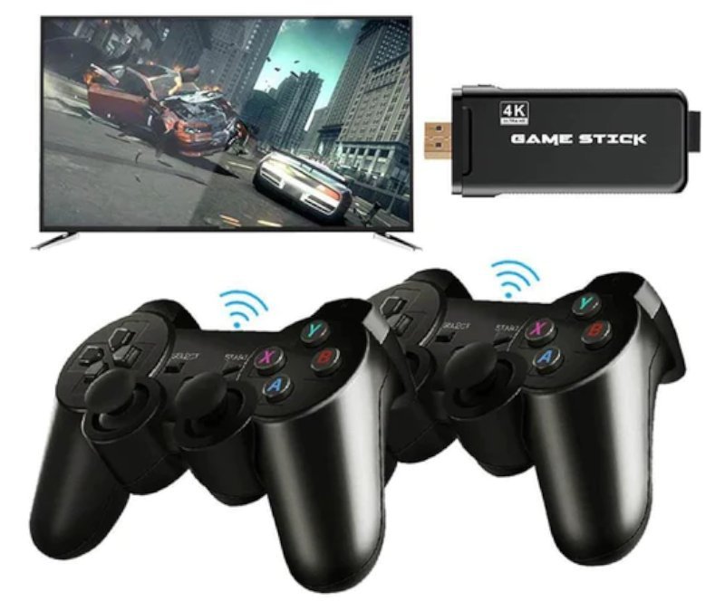 Video Game Stick Retro com 10000 Jogos e 2 Controles