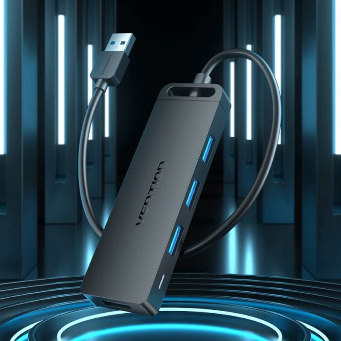 Hub USB 3.0 com 4 Portas para Notebook e PC