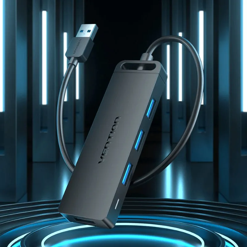 Hub USB 3.0 com 4 Portas para Notebook e PC