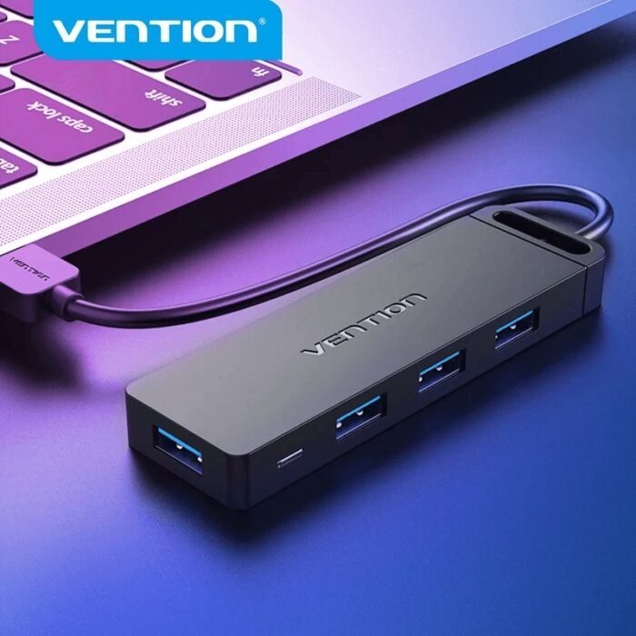Hub USB 3.0 com 4 Portas para Notebook e PC
