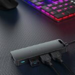 Hub USB 3.0 com 4 Portas para Notebook e PC