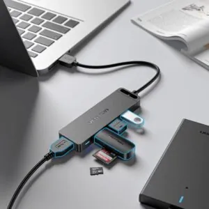 Hub USB 3.0 com 4 Portas para Notebook e PC