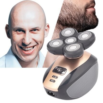 Barbeador Elétrico Recarregável 5 em 1 Portátil