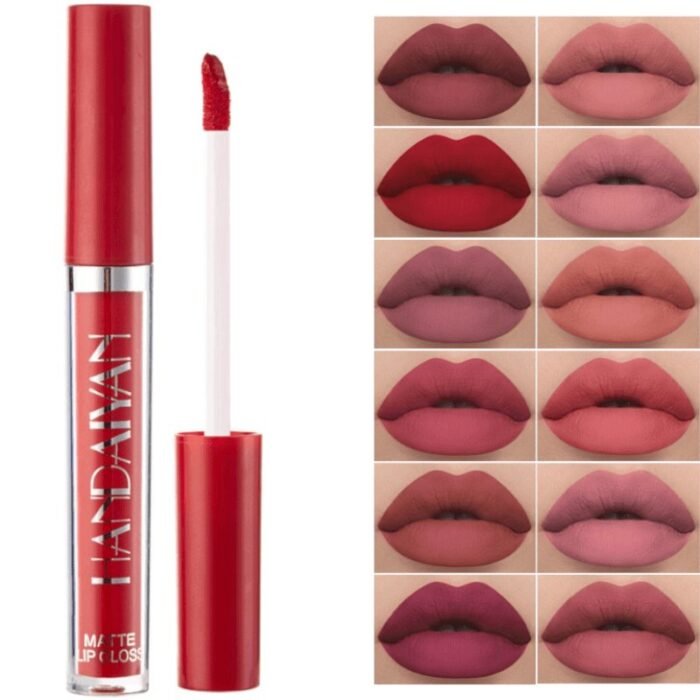 Kit de Batom Líquido Matte com 6 Cores Sortidas