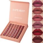 Kit de Batom Líquido Matte com 6 Cores Sortidas