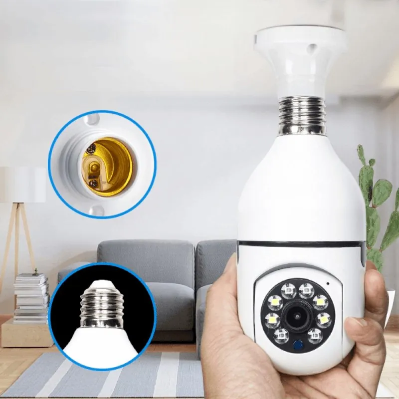 Câmera Wi-Fi Full HD 360 com Visão Noturna e Áudio