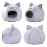 Cama Iglu Toca 2 em 1 para Gatos e Cães Pequenos - Imagem 6