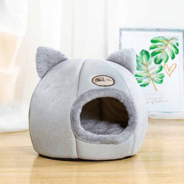 Cama Iglu Toca 2 em 1 para Gatos e Cães Pequenos - Imagem 3