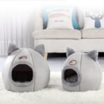 Cama Iglu Toca 2 em 1 para Gatos e Cães Pequenos - Imagem 4