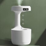 Umidificador de Ar com LED Relógio e Difusor
