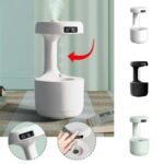 Umidificador de Ar com LED Relógio e Difusor