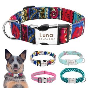 Coleira Personalizada com Nome e Telefone para Pet