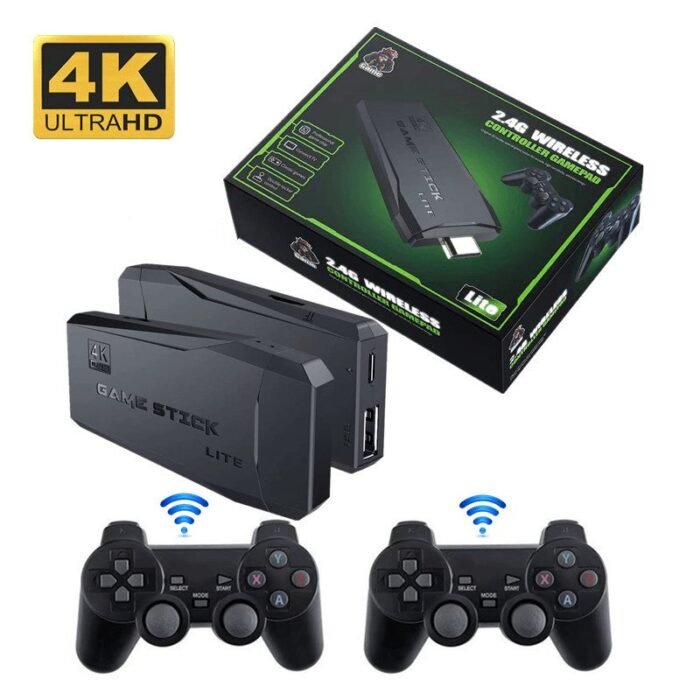 Video Game Stick Retro com 10000 Jogos e 2 Controles