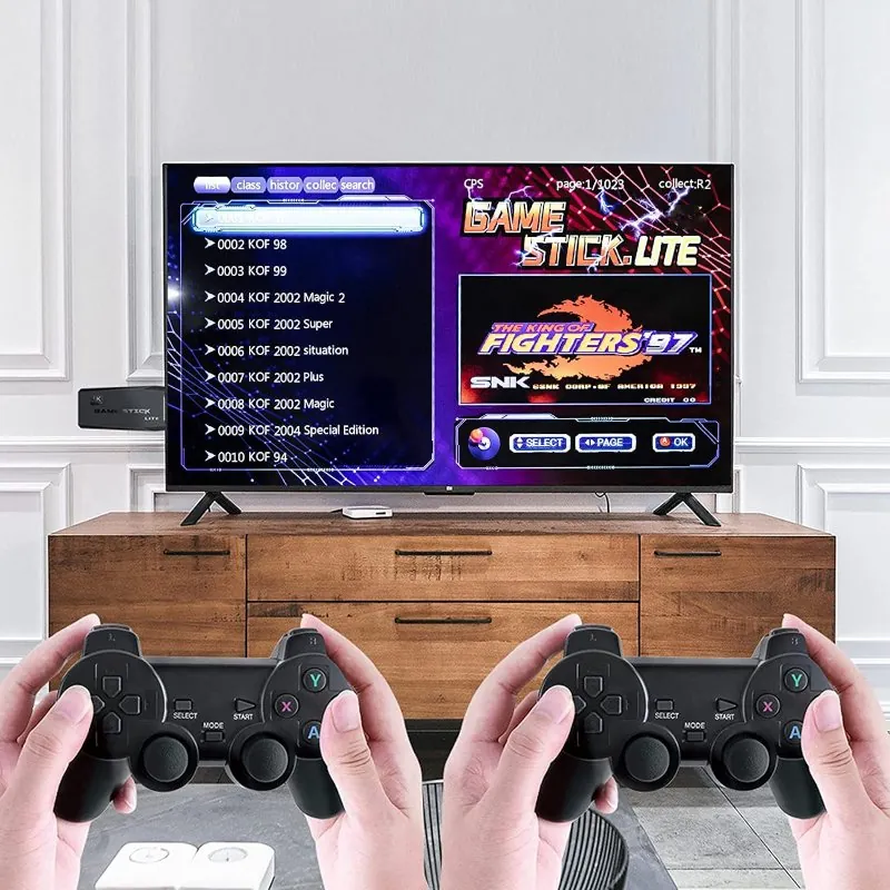 Video Game Stick Retro com 10000 Jogos e 2 Controles