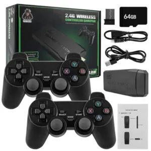 Video Game Stick Retro com 10000 Jogos e 2 Controles