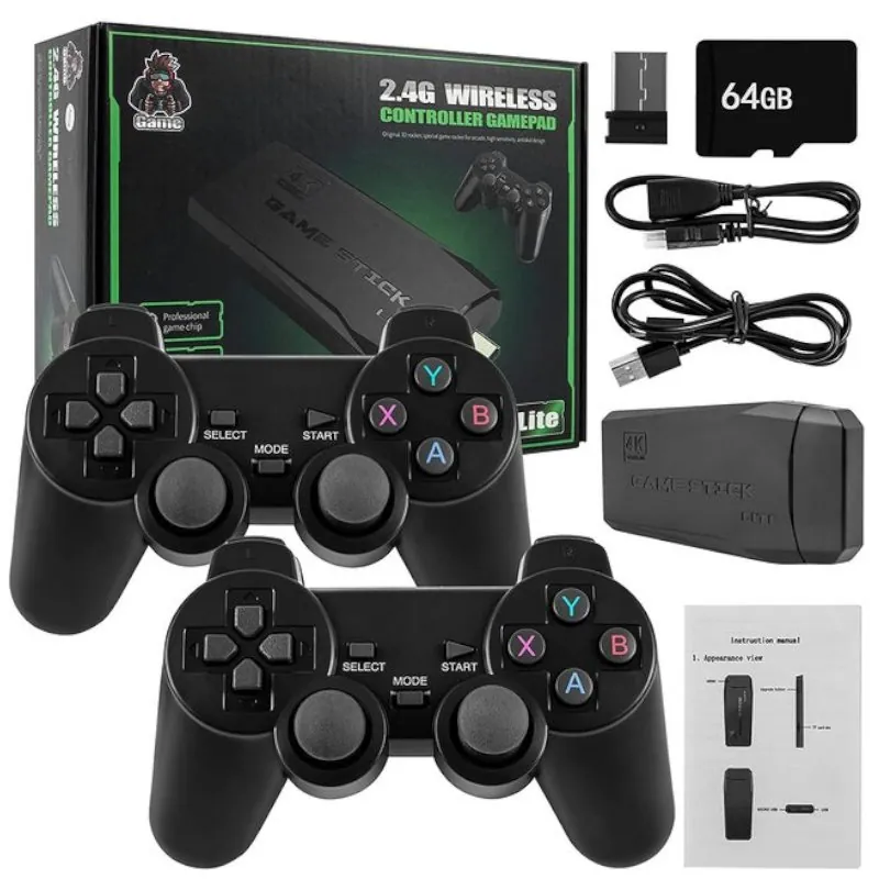 Video Game Stick Retro com 10000 Jogos e 2 Controles