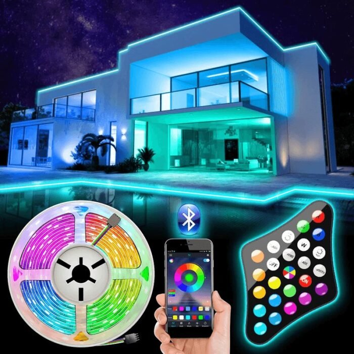 Fita LED RGB Wi-Fi com Controle Alexa e Timer