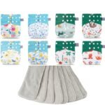 Fralda Ecológica Reutilizável com Absorvente com 8 Unidades