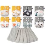 Fralda Ecológica Reutilizável com Absorvente com 8 Unidades