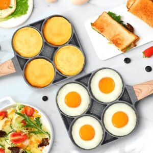 Frigideira Antiaderente com 4 Divisórias