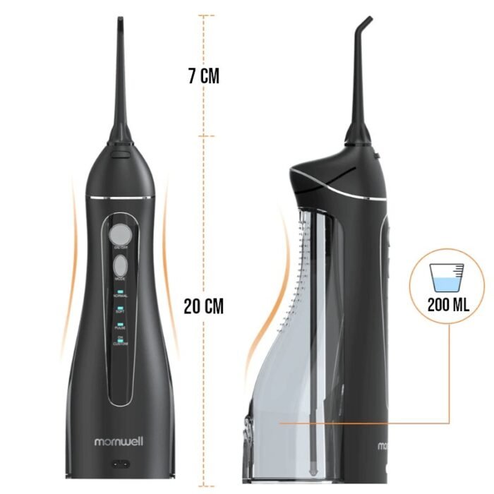 Irrigador Oral Portátil 200ml com 5 Bicos USB