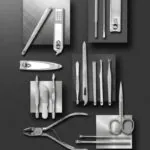 Kit Manicure e Pedicure Profissional 19 Peças Inox
