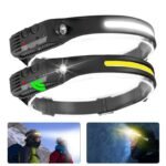 Lanterna de Cabeça LED Recarregável com Sensor - Imagem 8