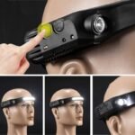 Lanterna de Cabeça LED Recarregável com Sensor - Imagem 7