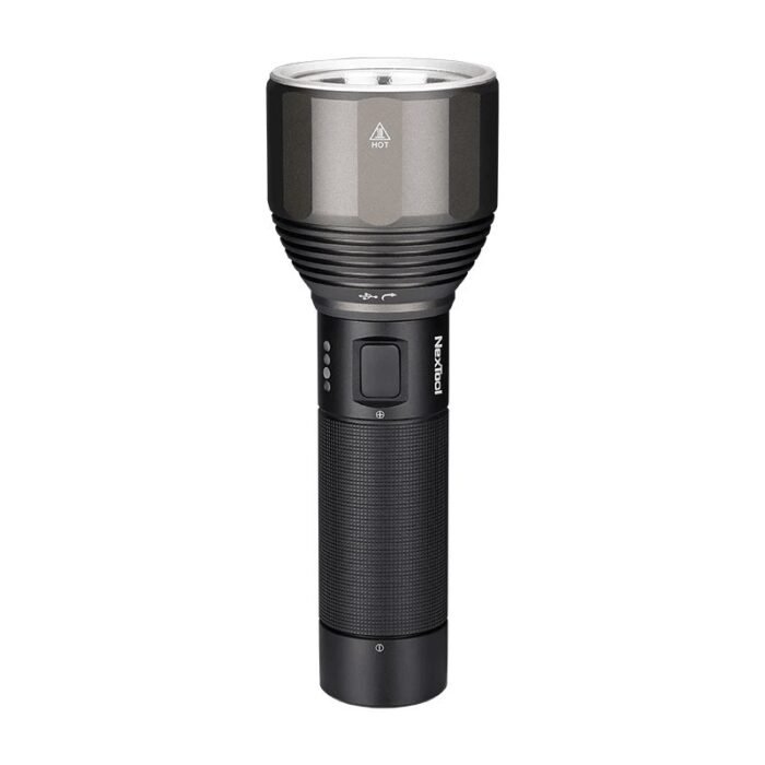 Lanterna Tática Recarregável 2000 Lúmens USB-C LED