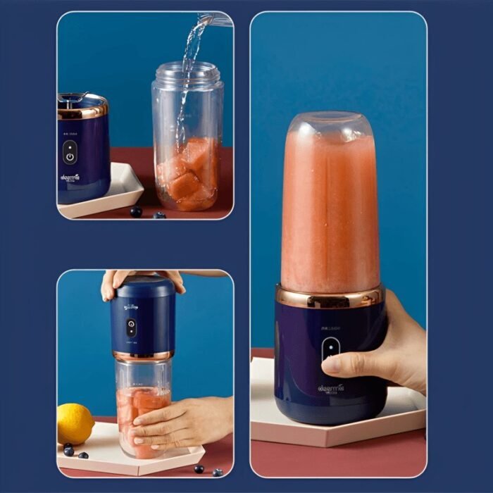 Mini Liquidificador Portátil Recarregável USB
