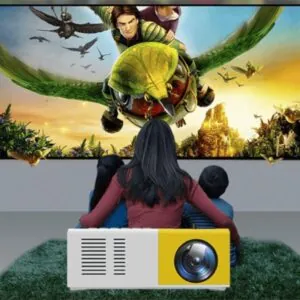 Mini Projetor Portátil Full HD 1080p para Filmes