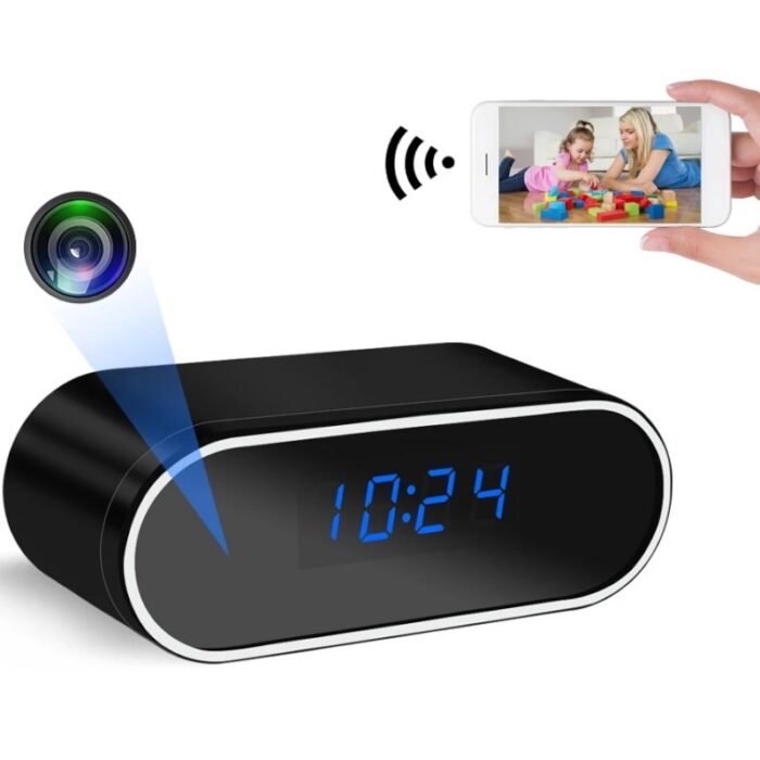 Relógio Digital com Câmera Wifi Full HD