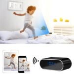 Relógio Digital com Câmera Wifi Full HD