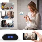 Relógio Digital com Câmera Wifi Full HD