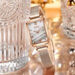 Relógio Feminino Elegante com Pulseira de Quartzo
