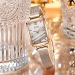 Relógio Feminino Elegante com Pulseira de Quartzo