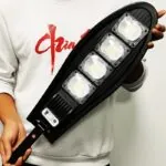 Refletor Solar de LED 500W com Sensor e Controle