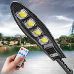 Refletor Solar de LED 500W com Sensor e Controle